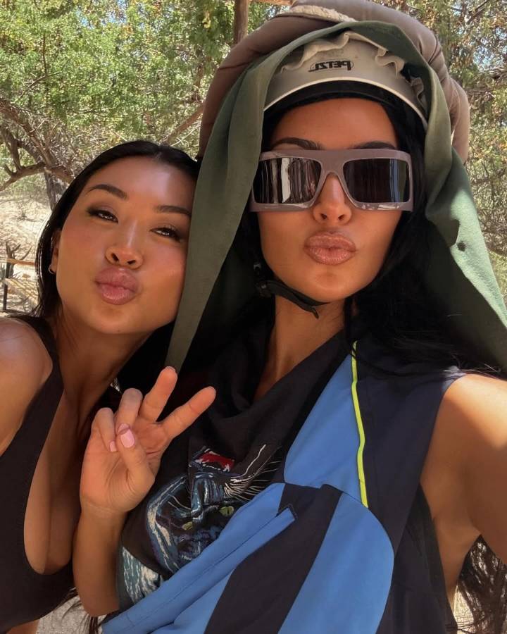 Kim Kardashian Jets Off to Cabo for Family Vacation on Kim Air