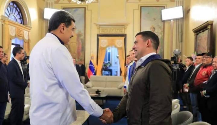 Morel David Rodríguez presente en reunión con presidente Maduro