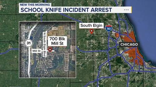 Brandon J. Mumme arrested, accused of threatening juveniles with knife at Clinton Elementary School, South Elgin police say