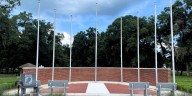 Flags stolen from veterans memorial in Newberry