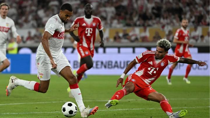 Luis Díaz, el salvador de Bayern Múnich: buen esfuerzo para evitar un gol de Stuttgart