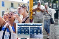 Temperatures drop as summer winds down on Labor Day weekend