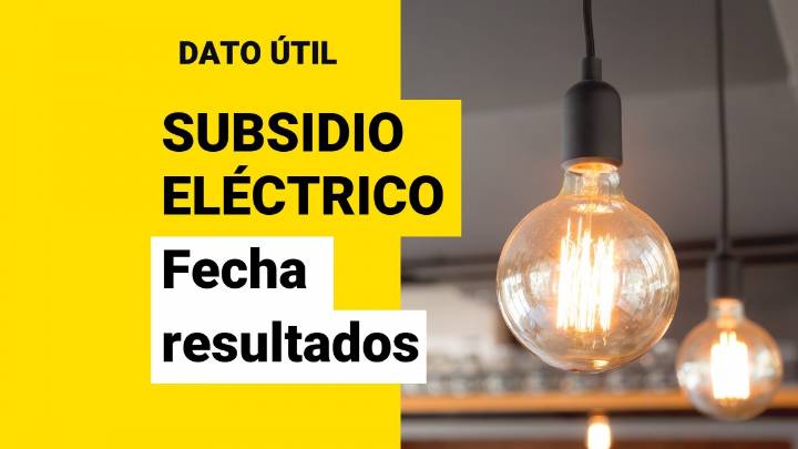 Subsidio eléctrico: ¿Cuándo estarán los resultados?