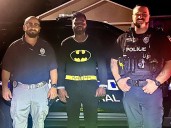 Man in Batman PJs catches burglary suspect in the act