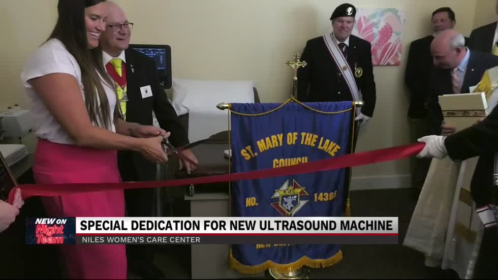 Dedication ceremony for new ultrasound machine