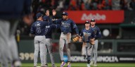 Rays battle back to beat Giants in series opener