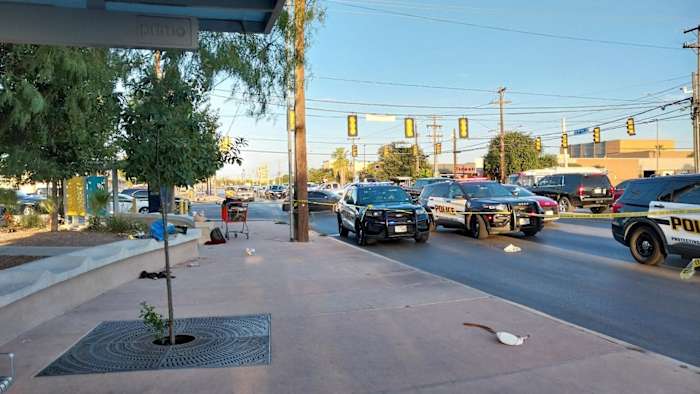 Man killed after argument escalates to gunfire near bus stop in front of Walgreens, SAPD says