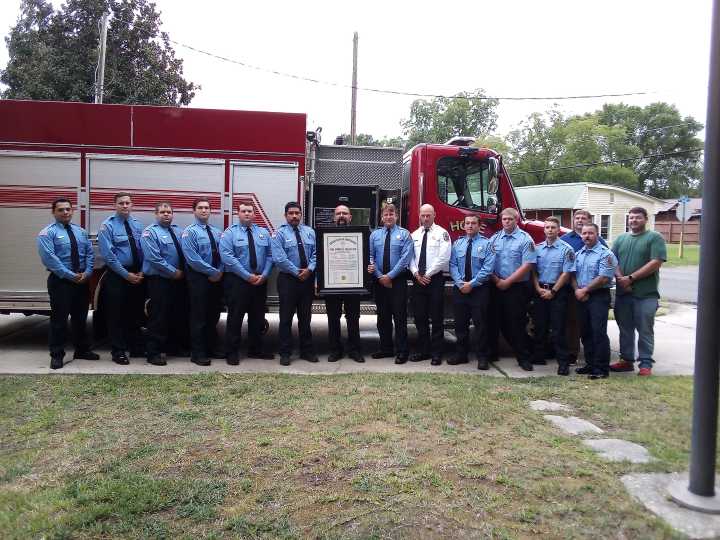 Firefighters union induction ceremony held