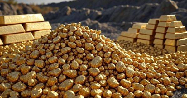 Hallazgo del siglo | Desentierran lingotes de oro a más de mil metros bajo tierra y pertenece a un solo país