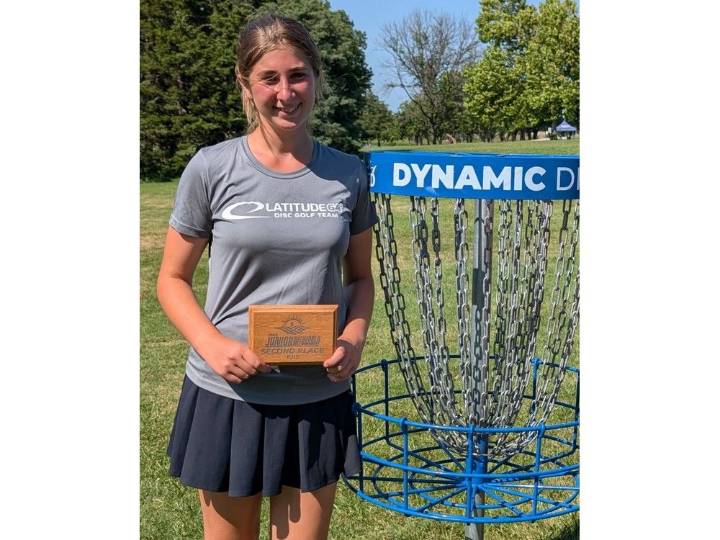 Paris' Brooklyn O'Krafka wins world disc golf silver medal