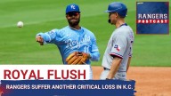 The Rangers suffered another critical loss in Kansas City against the Royals.