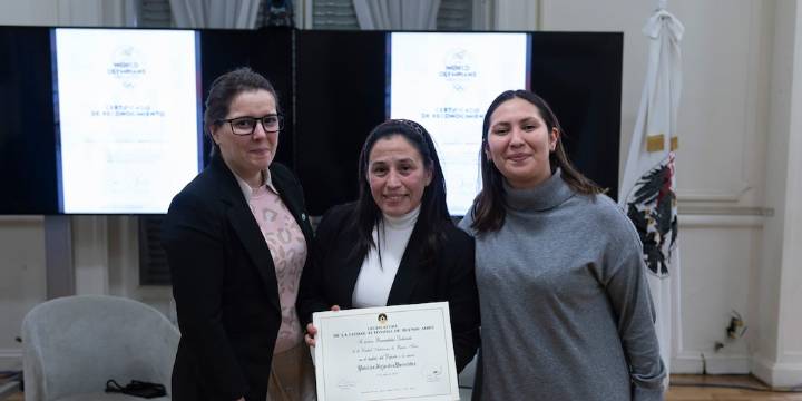 Declararon Personalidad Destacada en el Deporte a la primera mujer argentina en ganar una medalla de oro en lucha libre