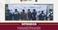 Detienen a tres con armas y droga