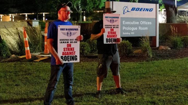 Boeing’s second strike in less than a year begins at three defense plants