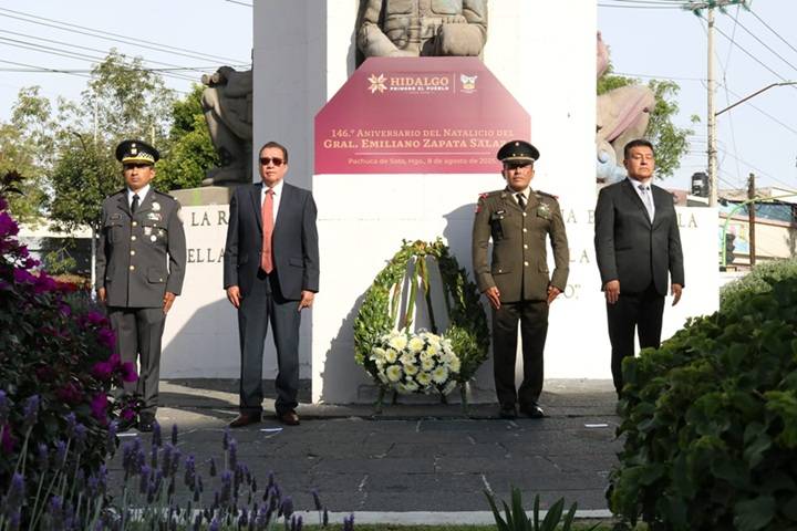 Realizan Guardia de honor por el natalicio de Emiliano Zapata