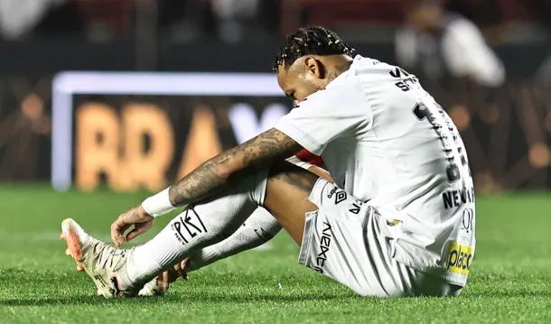 Santos sufrió una humillación histórica: perdió 6-0 ante Vasco y Neymar lloró al final del partido