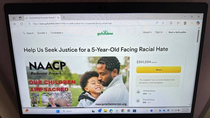Minnesota woman charged for using racial slur against Black child as her fundraising tops $800,000