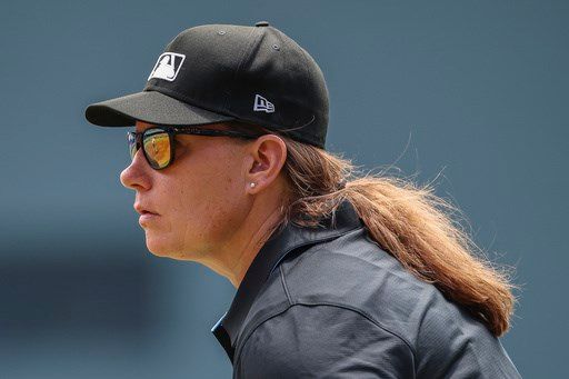 Jen Pawol breaks MLB's gender barrier as the first female umpire to work a regular