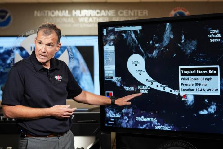 Heavy rains expected in Puerto Rico and Virgin Islands as Tropical Storm Erin nears