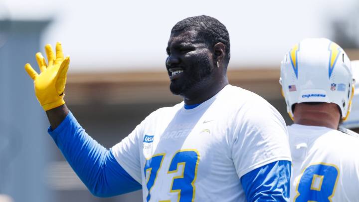 Jim Harbaugh on Mekhi Becton: He'll be ready when he's ready