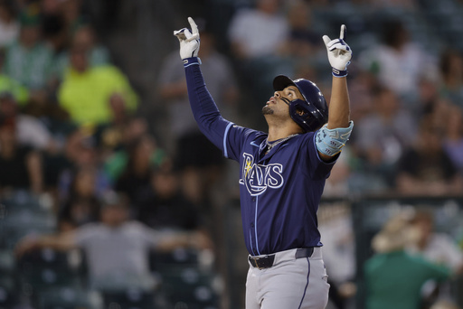 Rays vencen 7-4 a Atléticos y rompen racha de tres derrotas seguidas