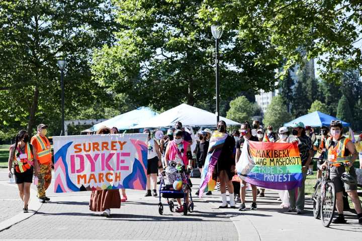 Solidarity in action: Surrey Dyke March fights anti