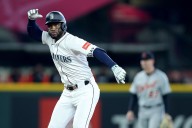 MLB star Victor Robles throws bat at pitcher during rehab game after nearly getting hit