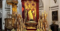 Así es el magnífico Altar de Cultos de San Agustín de Santa Fe 2025