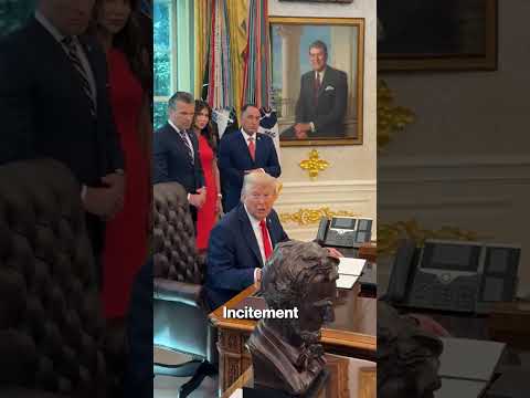 Trump bans flag burning — perpetrators will get one year in jail #shorts