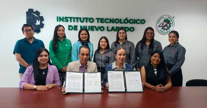 Firman INMUJER e Instituto Tecnológico de Nuevo Laredo convenio de colaboración