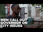 'We're still out here': Baltimore men call on Wes Moore to deal with 'real crisis' in city