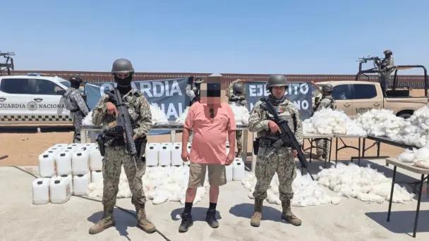 Decomisan 838 kilos de 'cristal' en San Luis Río Colorado