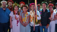 Trío La Nueva Dinastía cierra el primer festival de Pueblos Originarios en Huejutla