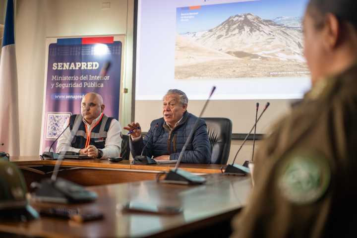 El miércoles 3 de septiembre se realizará simulacro de erupción del grupo volcánico Descabezados en San Clemente y Molina