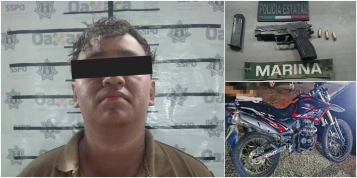 Detienen a hombre armado en la Costa