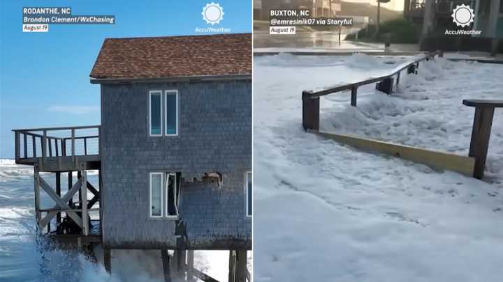 Huracán Erin: 7,7 millones de personas bajo riesgo de inundación costera, cierre de playas y nuevas órdenes de evacuación