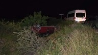 Mujer herida tras choque en la carretera Amealco