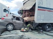 Muere mujer en choque alcance sobre la rúa Chihuahua