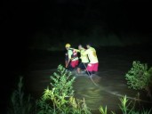 Rescate dramático en el río Mascota