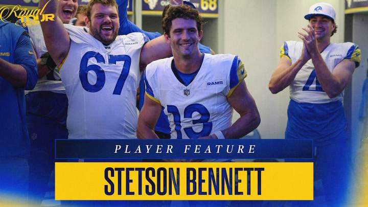 'Ice in his veins': Resilient Stetson Bennett IV guides Rams on game-winning touchdown drive vs. Chargers