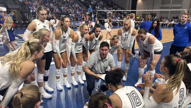 Bluejay volleyball defeats Rams in its last exhibition match of the season