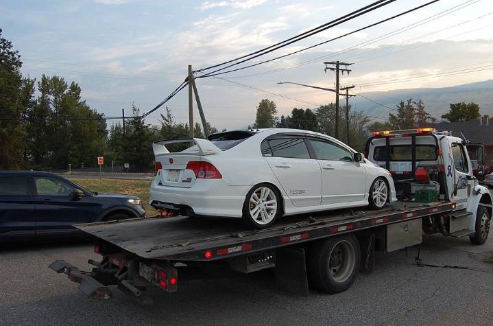 Driver nabbed at triple the speed limit claimed he was being chased: Kelowna RCMP