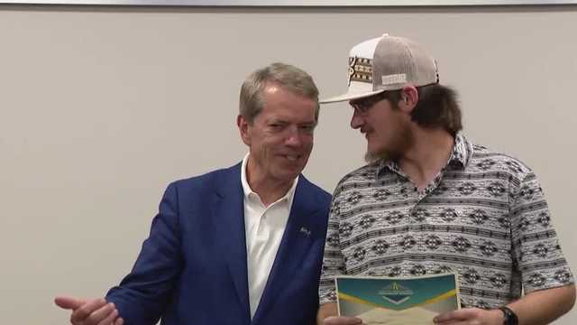 Gov. Pillen attends Good Life, Great Journey Scholarship signing ceremony