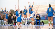 Turf Takeover: Carroll volleyball beats Homestead under stadium lights
