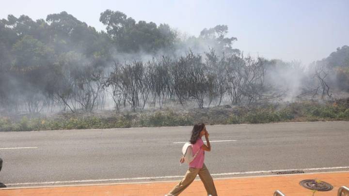 Segundo incendio forestal en el entorno de Os Rosales en menos de 24 horas