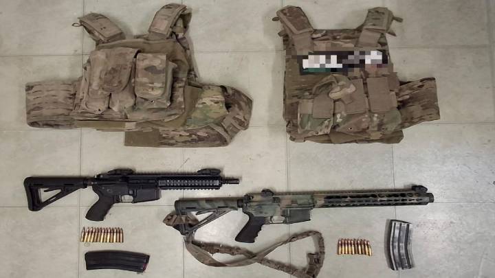 Fuerza Civil asegura armas y equipo táctico en Aramberri, Nuevo León
