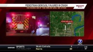 Pedestrian seriously injured after being hit by car