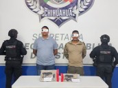 Asegura SSPE a dos sujetos armados en Ciudad Juárez