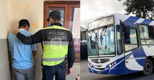 Atraparon al chorro que robó un celular en el colectivo: estaba con una "punta"