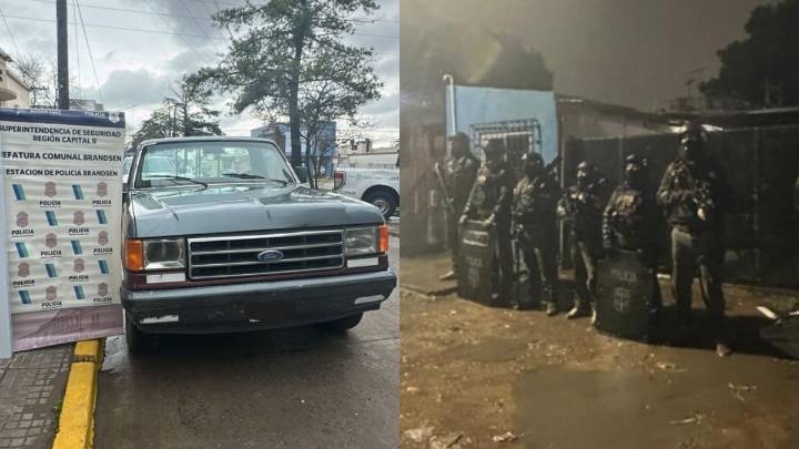 Allanamientos y persecución en Claypole por un robo en Brandsen